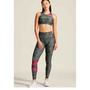 Peloton Girls Night Out leggings and sports bra sz medium